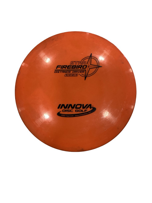 Vist Large View of Product Image Which is Used Innova FIREBIRD Disc Golf Driver Orange