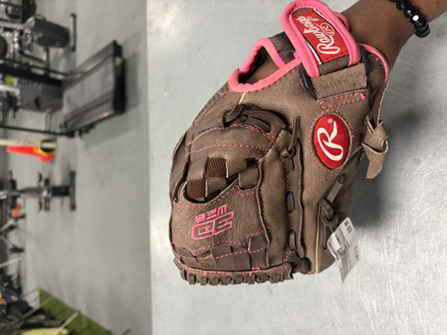 Vist Large View of Product Image Which is Used Rawlings FASTPITCH BB/SB Glove LH Throw None 11"