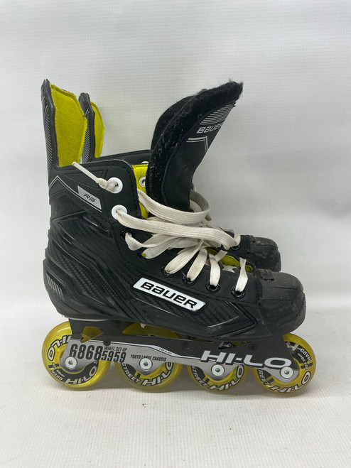 Vist Large View of Product Image Which is Used Bauer RS Junior Roller Quad Skates Black Junior 02