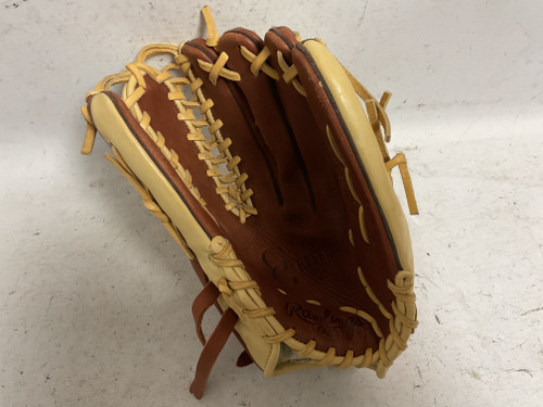 Vist Large View of Product Image Which is Used Rawlings GG Elite GGE1275BCS Baseball Glove RH Throw Tan 12 3/4"