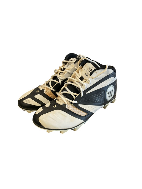 Vist Large View of Product Image Which is Used Warrior LAX Cleats Mens White Senior 7