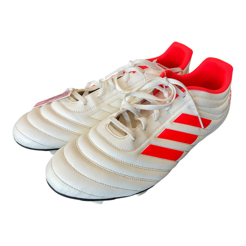 Vist Large View of Product Image Which is Used Adidas COPA 19.4 FG Soccer Cleats White Senior 13.5