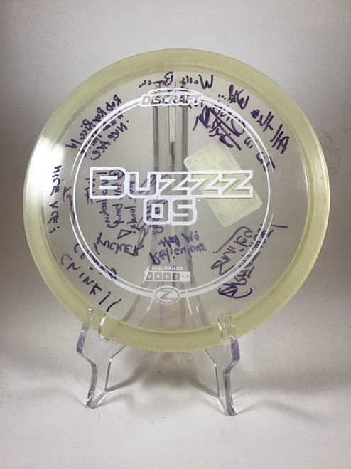Vist Large View of Product Image Which is Used Discraft Z BUZZZ OS Disc Golf Mid Range White 179g
