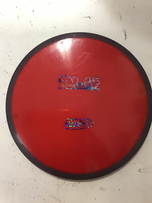 Vist Large View of Product Image Which is Used Innova STAR ATLAS Disc Golf Mid Range Red 172g