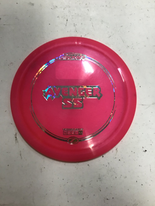 Vist Large View of Product Image Which is Used Discraft Z AVENGER SS Disc Golf Driver Pink 174g