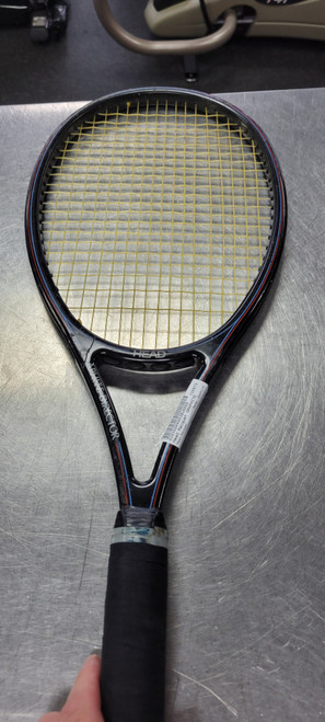 Vist Large View of Product Image Which is Used Head Racquet GRAPHITE Adult Tennis Racquet Black 4 1/4"