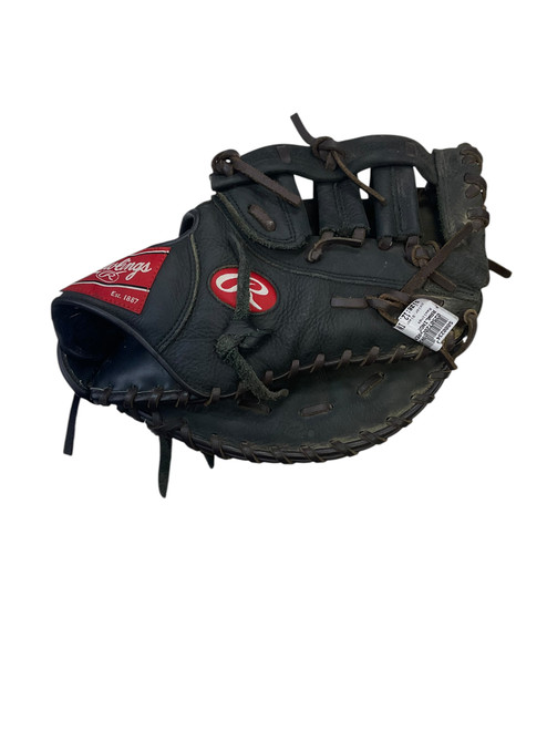 Vist Large View of Product Image Which is Used Rawlings D125BWFB BB/SB First Base RH Throw Black 12 1/2"