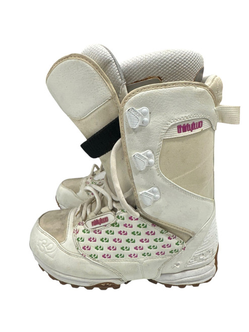 Vist Large View of Product Image Which is Used ThirtyTwo LASHED Womens Snowboard Boots White Senior 8.5
