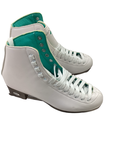 Vist Large View of Product Image Which is Used Riedell OPAL WomensFigure Skate White Senior 8