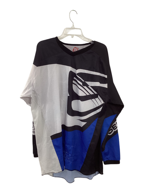 Vist Large View of Product Image Which is Used Sedici Adult Top Black 2X