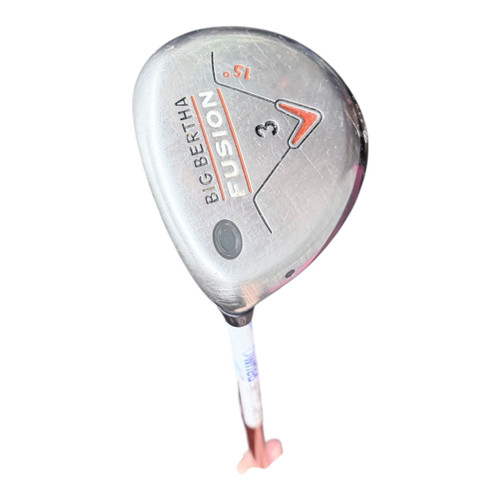 Vist Large View of Product Image Which is Used Callaway BIG BERTHA FUSION Mens Fairway Wood LH 3 Wood