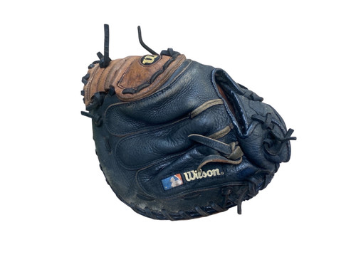 Vist Large View of Product Image Which is Used Wilson WILSON CATCHERS MIT BB/SB Catchers RH Throw Brown 30"
