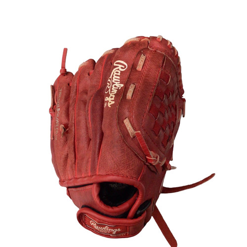Vist Large View of Product Image Which is Used Rawlings HIGHLIGHT SERIES H105S BB/SB Glove RH Throw Red 10 1/2"