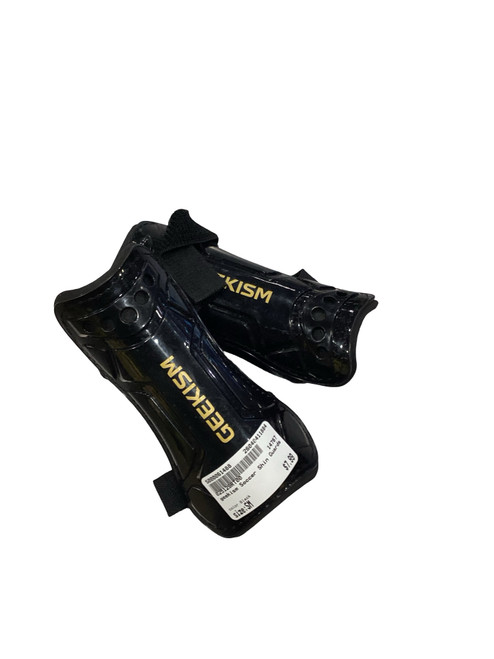 Vist Large View of Product Image Which is Used Soccer Shin Guards Junior Black SM