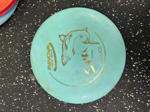 Vist Large View of Product Image Which is Used Innova SHARK Disc Golf Mid Range Carolina Blue