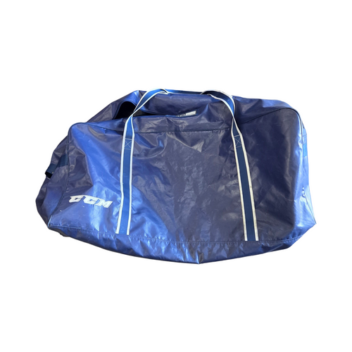 Vist Large View of Product Image Which is Used CCM PRO GOALIE CARRY BAG Sr Hockey Carry Goalie Navy Blue