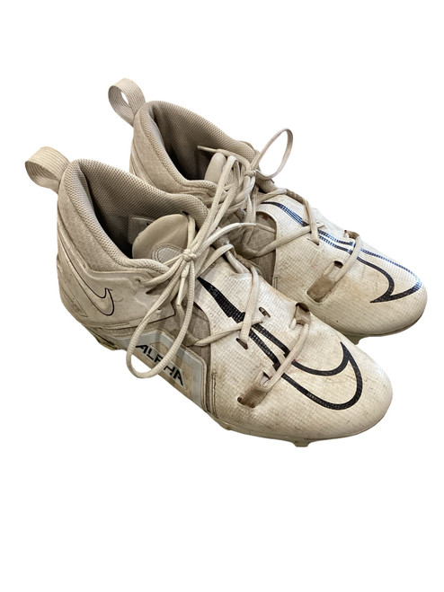 Vist Large View of Product Image Which is Used Nike Adult FB Cleats White Senior 11