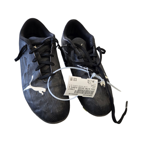 Vist Large View of Product Image Which is Used Puma ULTRA SOCCER CLEATS SZ 3 Soccer Cleats Black Junior 03