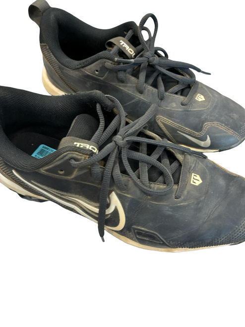 Vist Large View of Product Image Which is Used Nike TROUT 6 BB/SB Cleats Black Senior 6