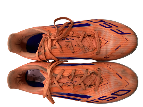 Vist Large View of Product Image Which is Used Adidas F50 Soccer Turf Shoes Orange Senior 9