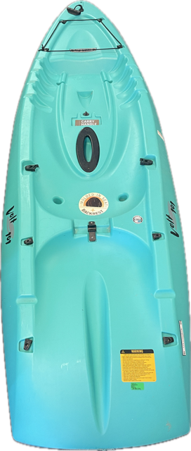 Vist Large View of Product Image Which is Used Lifetime VOLT 101 Kayak Teal 9Ft