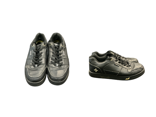 Vist Large View of Product Image Which is Used Mens Golf Shoes Black Senior 9.5