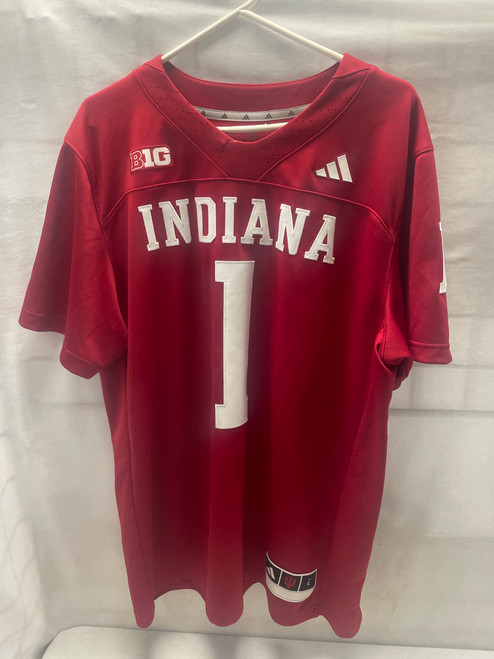 Vist Large View of Product Image Which is Indiana Hoosiers Jersey #1 Red LG