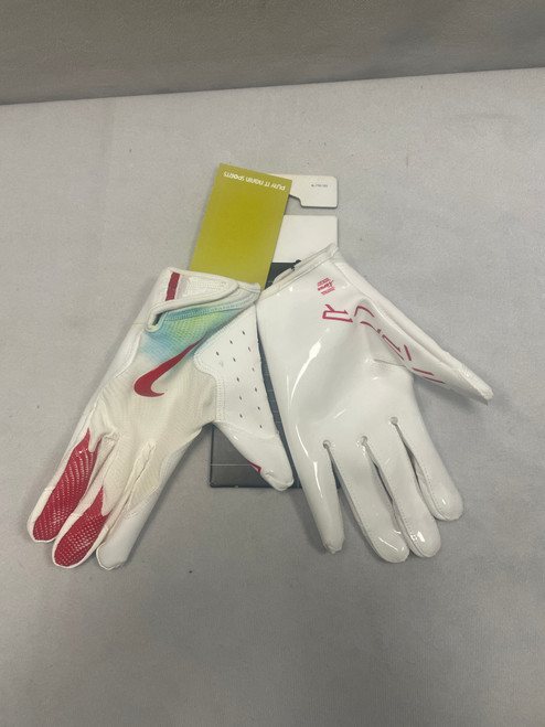 Vist Large View of Product Image Which is Used Nike ADT VAPOR JET FB Gloves White XL
