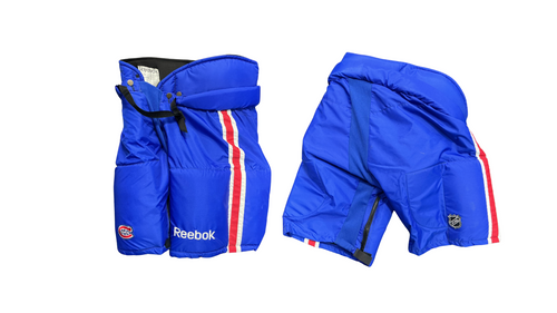 Vist Large View of Product Image Which is Used Reebok NHL CANADIENS Senior Pant Royal Blue LG