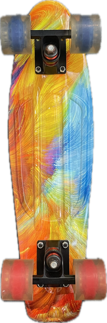 Vist Large View of Product Image Which is Used RAINBOW MINI Complete Skateboard Royal Blue Regular