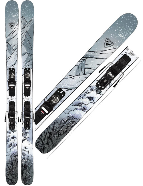 Vist Large View of Product Image Which is Used ROSSIGNOL 24 BLACKOPS 92 + LOOK XPRESS 11 GW 156cm DEMO