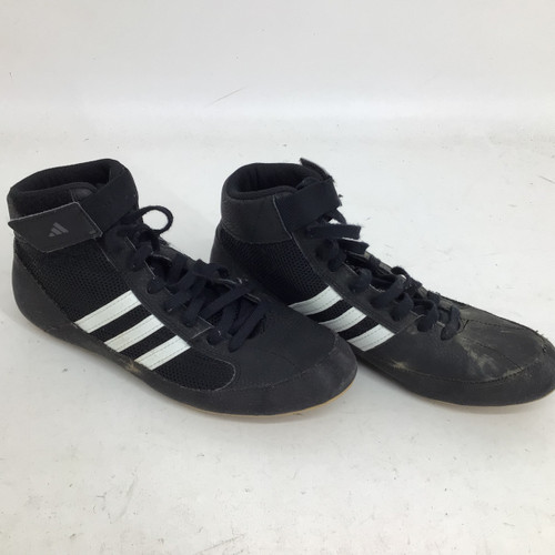 Vist Large View of Product Image Which is Used Adidas HVC 2 JR 6.5 WRESTLING SHOES Wrestling Shoes Black Senior 6.5