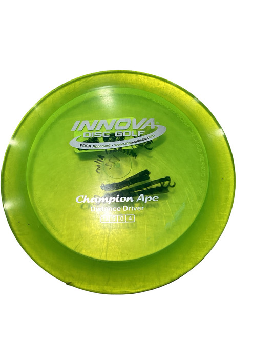 Vist Large View of Product Image Which is Used Innova CHAMPION APE Disc Golf Driver Green