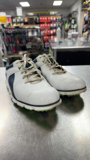 Vist Large View of Product Image Which is Used Foot Joy Mens Golf Shoes White Senior 10.5