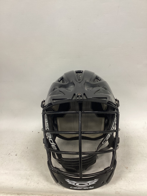Vist Large View of Product Image Which is Used Cascade SPR FIT Lacrosse Helmet Black One Size