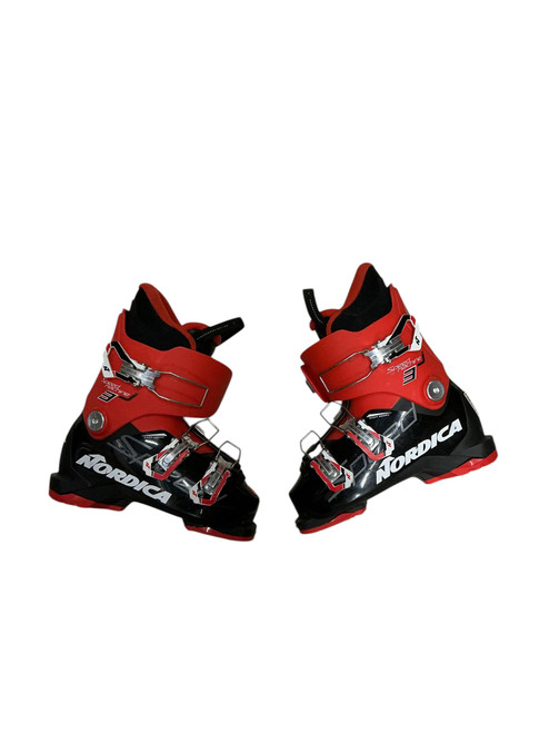 Vist Large View of Product Image Which is Used Nordica SPEED MACHINE 3 DH BOOT Boys DH Ski Boot Black 215 MP - J03