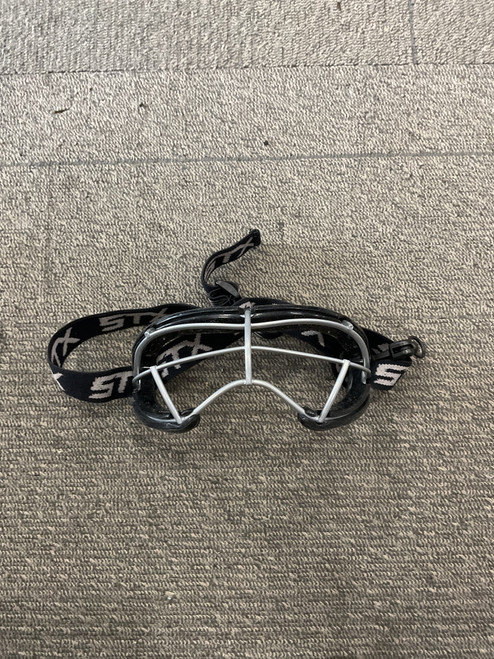 Vist Large View of Product Image Which is Used STX 4 SIGHT PLUS-S Lacrosse Facial Protect Black Senior