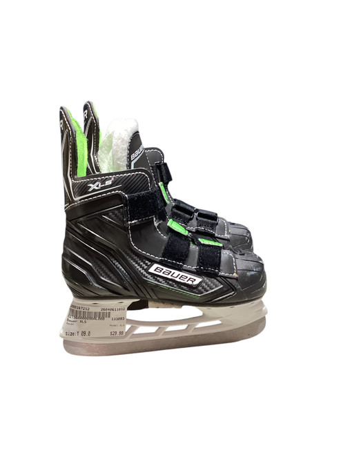 Vist Large View of Product Image Which is Used Bauer XLS Youth Hockey Skate Youth 09.0