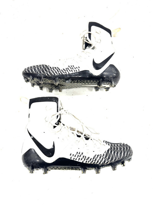 Vist Large View of Product Image Which is Used Nike Adult FB Cleats White Senior 13
