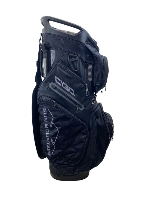 Vist Large View of Product Image Which is Used Sun Mtn C-130 CART BAG Mens Cart Bag Black