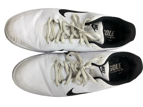 Vist Large View of Product Image Which is Used Nike FITSOLE Mens Golf Shoes White Senior 13