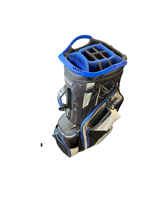 Vist Large View of Product Image Which is Used YOVITAL STAND BAG 14 WAY Mens Stand Bag Royal Blue