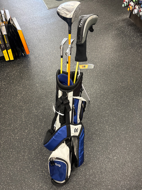 Vist Large View of Product Image Which is Used US Kids US KIDS GOLF UL-12 Jr Package Set RH Black 7 Piece