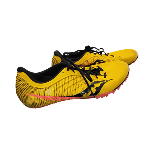 Vist Large View of Product Image Which is Used Saucony Track & Field Cleats Adult Yellow Senior 10.5