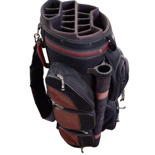 Vist Large View of Product Image Which is Used Datrek 14-WAY CART BAG Mens Cart Bag Black