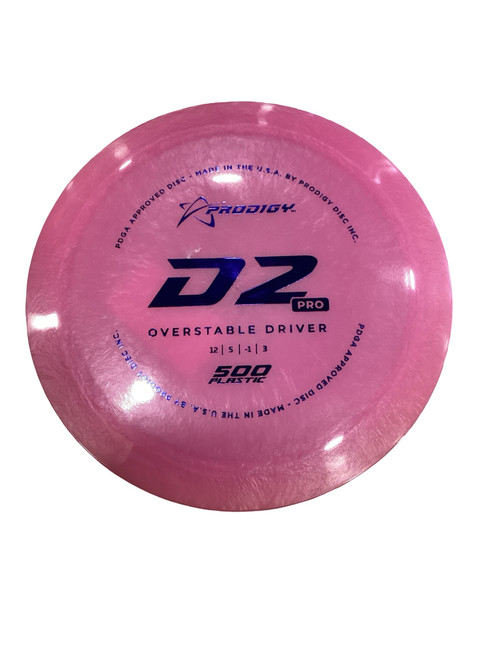 Vist Large View of Product Image Which is Used Prodigy D2 PRO Disc Golf Driver Orange