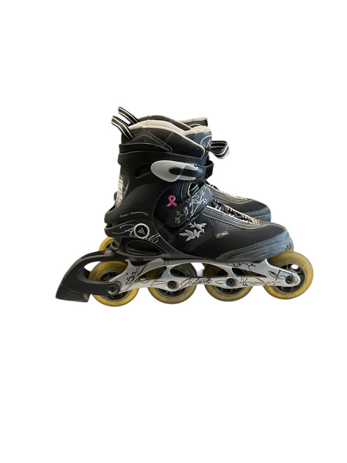 Vist Large View of Product Image Which is Used K2 ALEXIS SZ 8 WMS Senior Rec Fitness Skates Black Senior 8