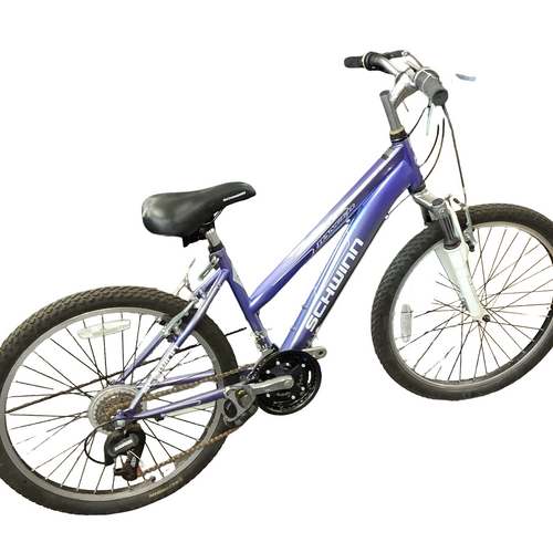 Vist Large View of Product Image Which is Used Schwinn RANGER 24 Mountain Bike Womens Purple 48-52cm - 19-20" - LG Frame