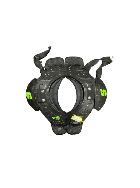 Vist Large View of Product Image Which is Used Schutt Y FLEX 4.0 SHOULDER PADS FB Shoulder Pads Black MD