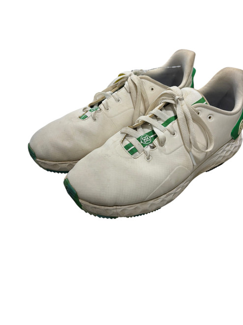 Vist Large View of Product Image Which is Used Mens Golf Shoes Green And White Senior 11